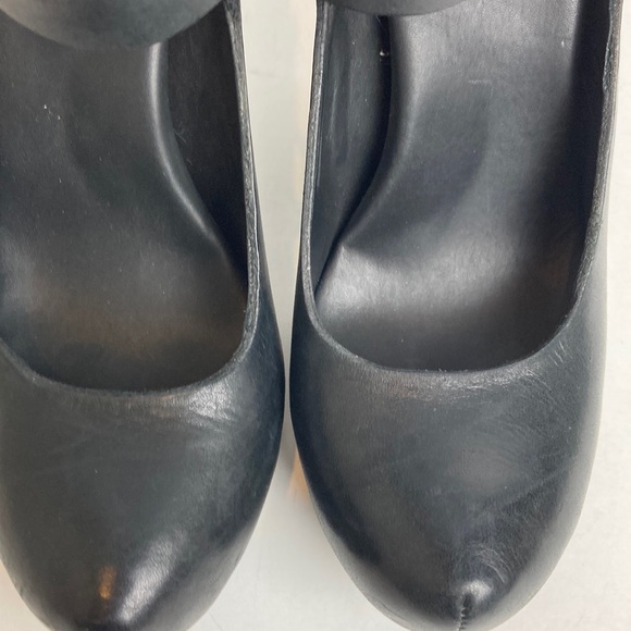 Kork-Ease Black Chunky Heel Mary Jane Shoes Size 6.5 night out elevated basic - Picture 3 of 14